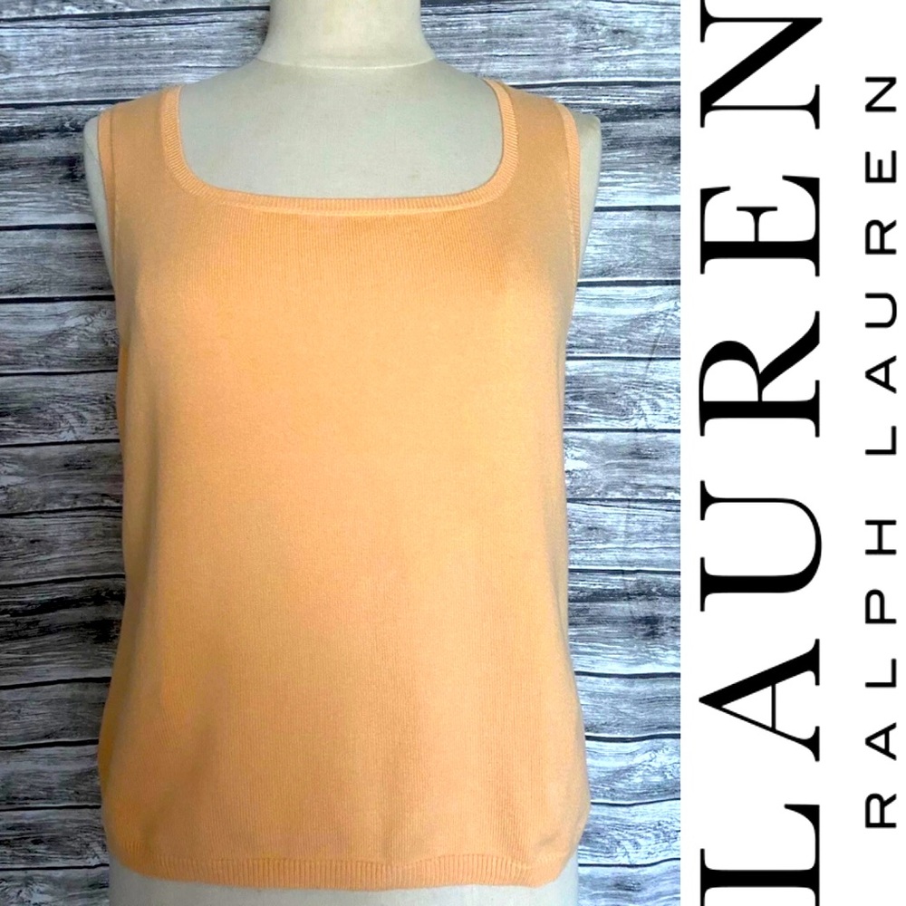 NWT LAUREN BY RALPH LAUREN Black Label Women Top L
